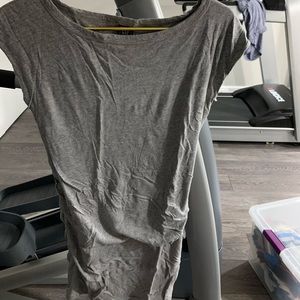 Gap maternity knit gray dress